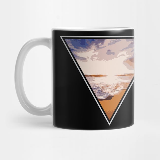 Triangle Sea Beach Lover Backpacker Adventure Outdoor Nature Trip Camper Design Gift Idea by c1337s